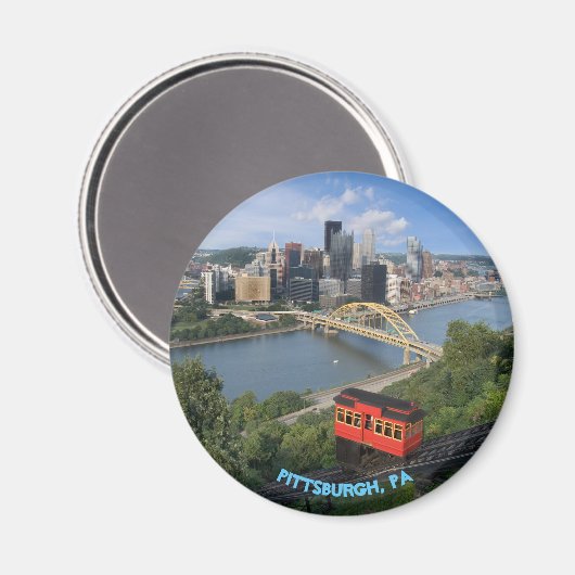 Pittsburgh Pennsylvania Magnet (Voorkant / Achterkant)