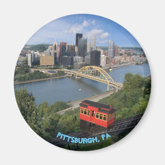 Pittsburgh Pennsylvania Magnet (Voorkant)
