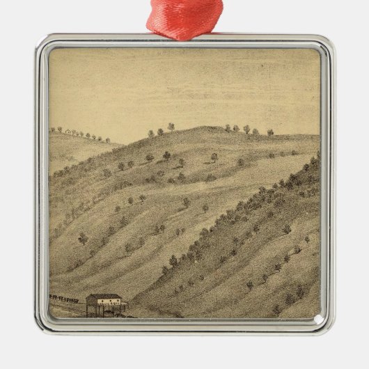 Pittsburgh, Pennsylvania Metalen Ornament (Voorkant)