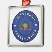 Pittsburgh Pennsylvania Metalen Ornament (Links)
