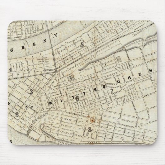 Pittsburgh, Pennsylvania Muismat (Voorkant)