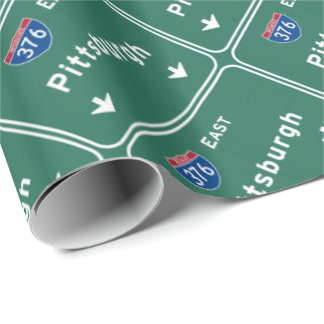 Pittsburgh Pennsylvania pa Interstate Highway : Cadeaupapier