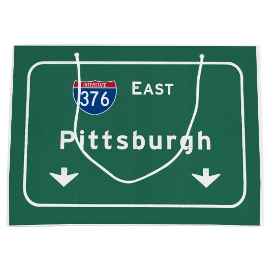 Pittsburgh Pennsylvania pa Interstate Highway : Groot Cadeauzakje (Voorkant)