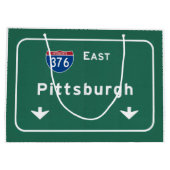 Pittsburgh Pennsylvania pa Interstate Highway : Groot Cadeauzakje (Achterkant)