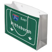 Pittsburgh Pennsylvania pa Interstate Highway : Groot Cadeauzakje (Achterkant Gekanteld)