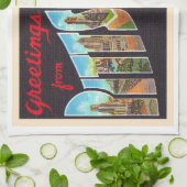 Pittsburgh Pennsylvania PA  Large Letter Postcard Theedoek (Gevouwen)