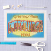 Pittsburgh Pennsylvania PA Vintage Travel Souvenir Tissuepapier (Craft)