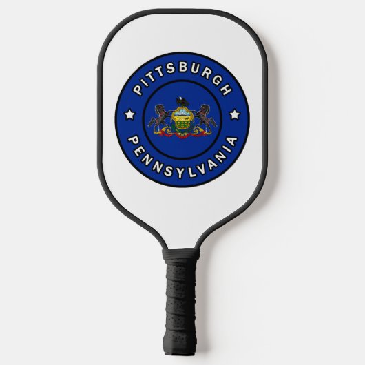 Pittsburgh Pennsylvania Pickleball Paddle (Achterkant)