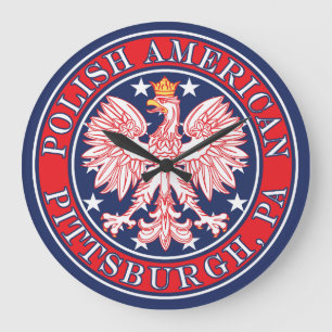 Pittsburgh Pennsylvania Polish Eagle Grote Klok