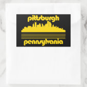 Pittsburgh Pennsylvania Rechthoekige Sticker (Tas)
