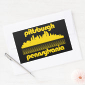 Pittsburgh Pennsylvania Rechthoekige Sticker (Envelop)
