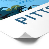 Pittsburgh Pennsylvania Reisprint Poster (Hoek)