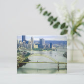 Pittsburgh Pennsylvania Rivers Briefkaart (Staand voorkant)