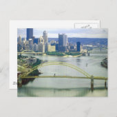 Pittsburgh Pennsylvania Rivers Briefkaart (Voorkant / Achterkant)