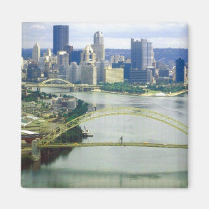 Pittsburgh Pennsylvania Rivers Magneet