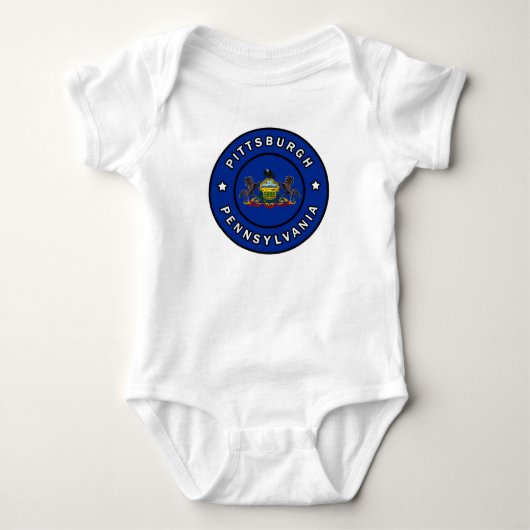 Pittsburgh Pennsylvania Romper (Voorkant)