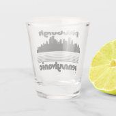 Pittsburgh Pennsylvania Shot Glas (Achterkant)