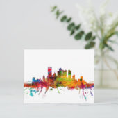 Pittsburgh Pennsylvania Skyline Briefkaart (Staand voorkant)