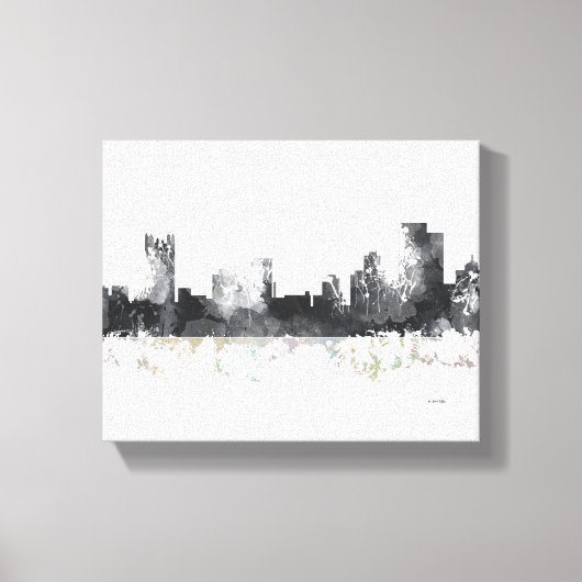 PITTSBURGH PENNSYLVANIA SKYLINE CANVAS AFDRUK (Voorkant)