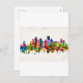 Pittsburgh Pennsylvania Skyline Feestdagenkaart (Voorkant / Achterkant)