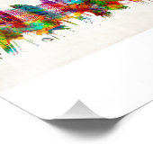 Pittsburgh Pennsylvania Skyline Foto Afdruk (Hoek)