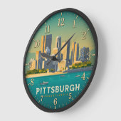 Pittsburgh Pennsylvania Skyline Grote Klok (Hoek)
