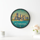 Pittsburgh Pennsylvania Skyline Grote Klok (Huis)