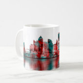 Pittsburgh Pennsylvania Skyline Koffiemok (Voorkant links)