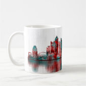 Pittsburgh Pennsylvania Skyline Koffiemok (Links)