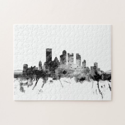 Pittsburgh Pennsylvania Skyline Legpuzzel (Horizontaal)