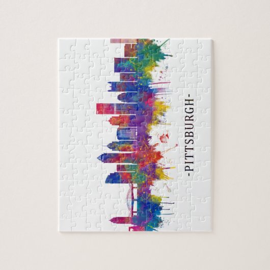 Pittsburgh Pennsylvania Skyline Legpuzzel (Verticaal)