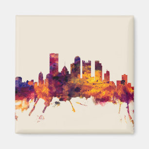 Pittsburgh Pennsylvania Skyline Magneet