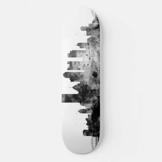 Pittsburgh Pennsylvania Skyline Persoonlijk Skateboard (Voorkant)