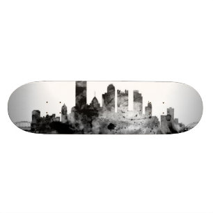 Pittsburgh Pennsylvania Skyline Persoonlijk Skateboard
