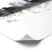 PITTSBURGH PENNSYLVANIA SKYLINE POSTER (Hoek)