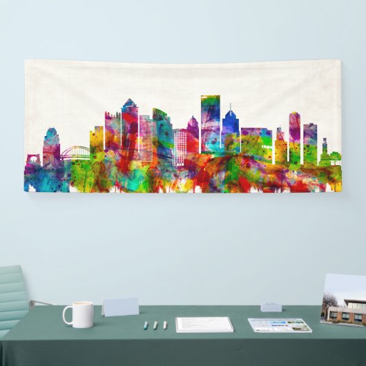 Pittsburgh Pennsylvania Skyline Spandoek (Beurs)