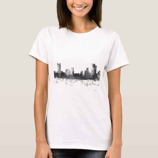 PITTSBURGH PENNSYLVANIA SKYLINE T-SHIRT (Voorkant)