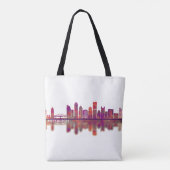 Pittsburgh Pennsylvania Skyline Tote Bag (Achterkant)