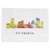 PITTSBURGH PENNSYLVANIA SKYLINE WB1- LARGE CADEAUTASJE (Achterkant)