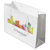 PITTSBURGH PENNSYLVANIA SKYLINE WB1- LARGE CADEAUTASJE (Achterkant Gekanteld)