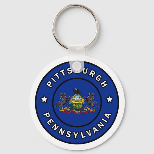 Pittsburgh Pennsylvania Sleutelhanger (Voorkant)