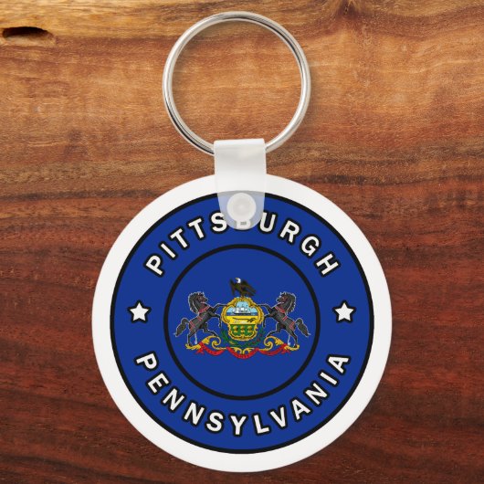 Pittsburgh Pennsylvania Sleutelhanger (Voorkant)