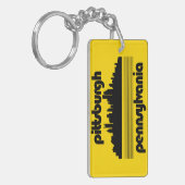 Pittsburgh Pennsylvania Sleutelhanger (Voorkant Links)