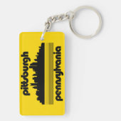Pittsburgh Pennsylvania Sleutelhanger (achterkant)