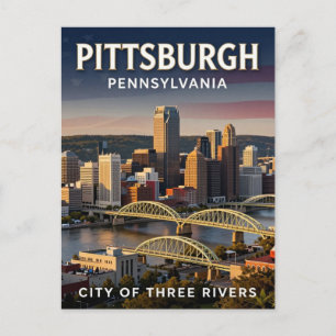 Pittsburgh Pennsylvania Steel City Erfgoed Briefkaart