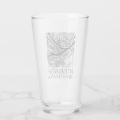 Pittsburgh Pennsylvania Steel City  Map 412 Glas (Achterkant)