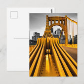 Pittsburgh Pennsylvania Steel City Skyline Bridge Briefkaart (Voorkant / Achterkant)