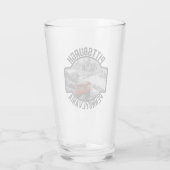 Pittsburgh Pennsylvania Steel City Skyline Inline Glas (Achterkant)