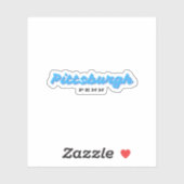Pittsburgh Pennsylvania Sticker (Vel)