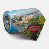 Pittsburgh Pennsylvania Stropdas (Opgerold)